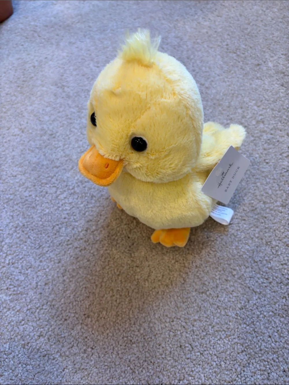 Hallmark Yellow Plush Duck Pet Toy Pair